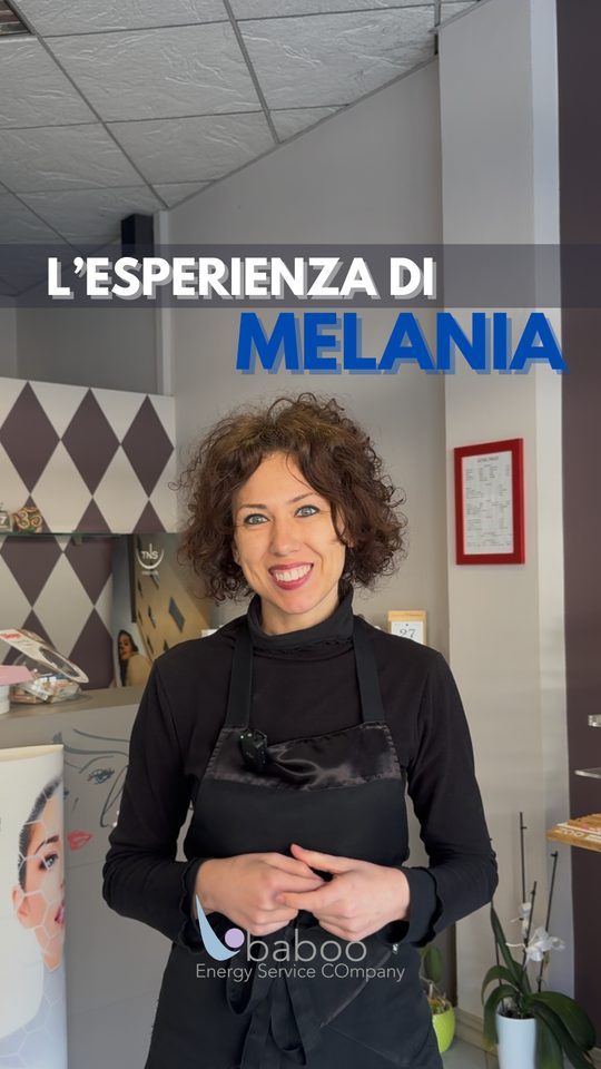 Melania nel suo negozio